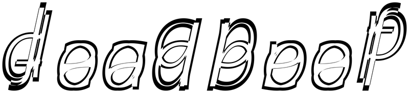 Ambigram for deadbeef in Seguisli